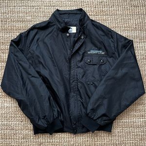 Vintage Swingster Michelin Sport Line Bomber Windbreaker Jacket Size XL